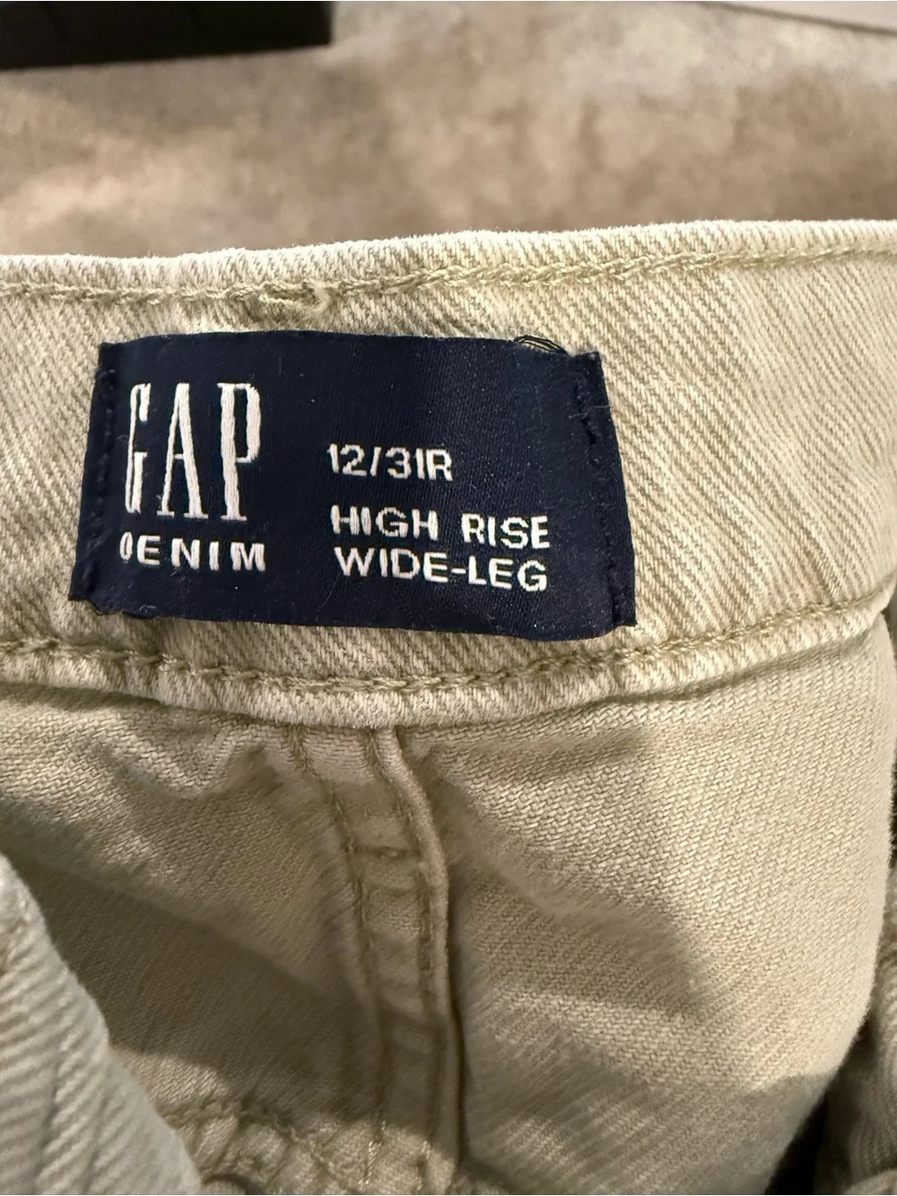 Gap High Rise Wide Leg denim pants— size 12/31R